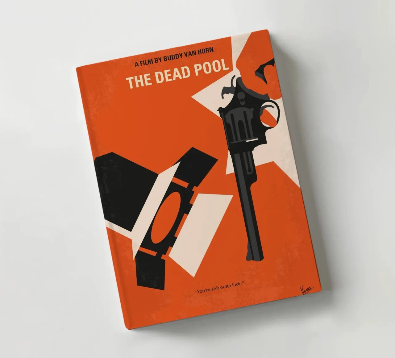 No1267-5 My Dirty Harry The Dead Pool minimal movie poster notebook by Chungkong