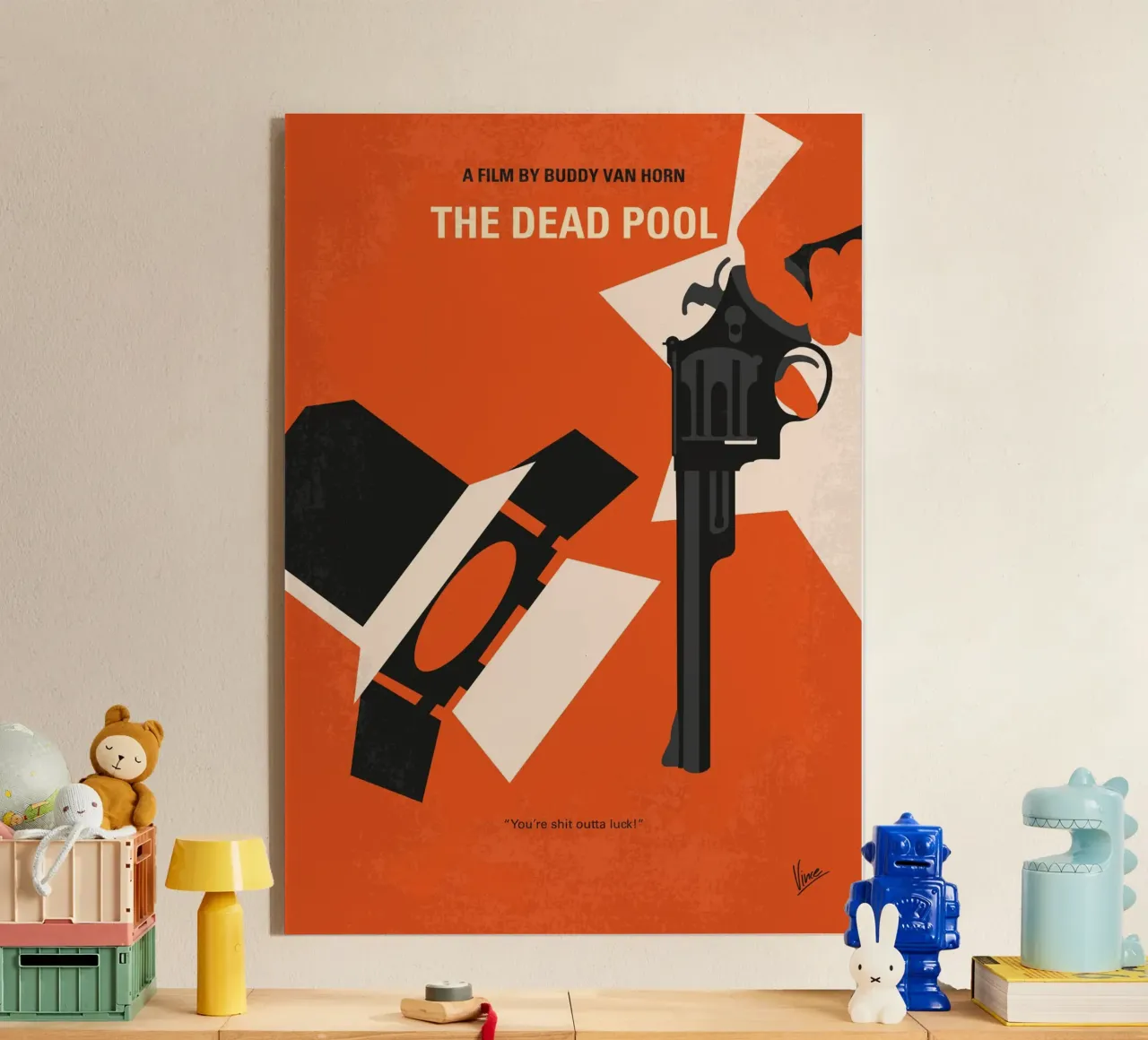 No1267-5 My Dirty Harry The Dead Pool minimal movie poster plexiglass da Chungkong