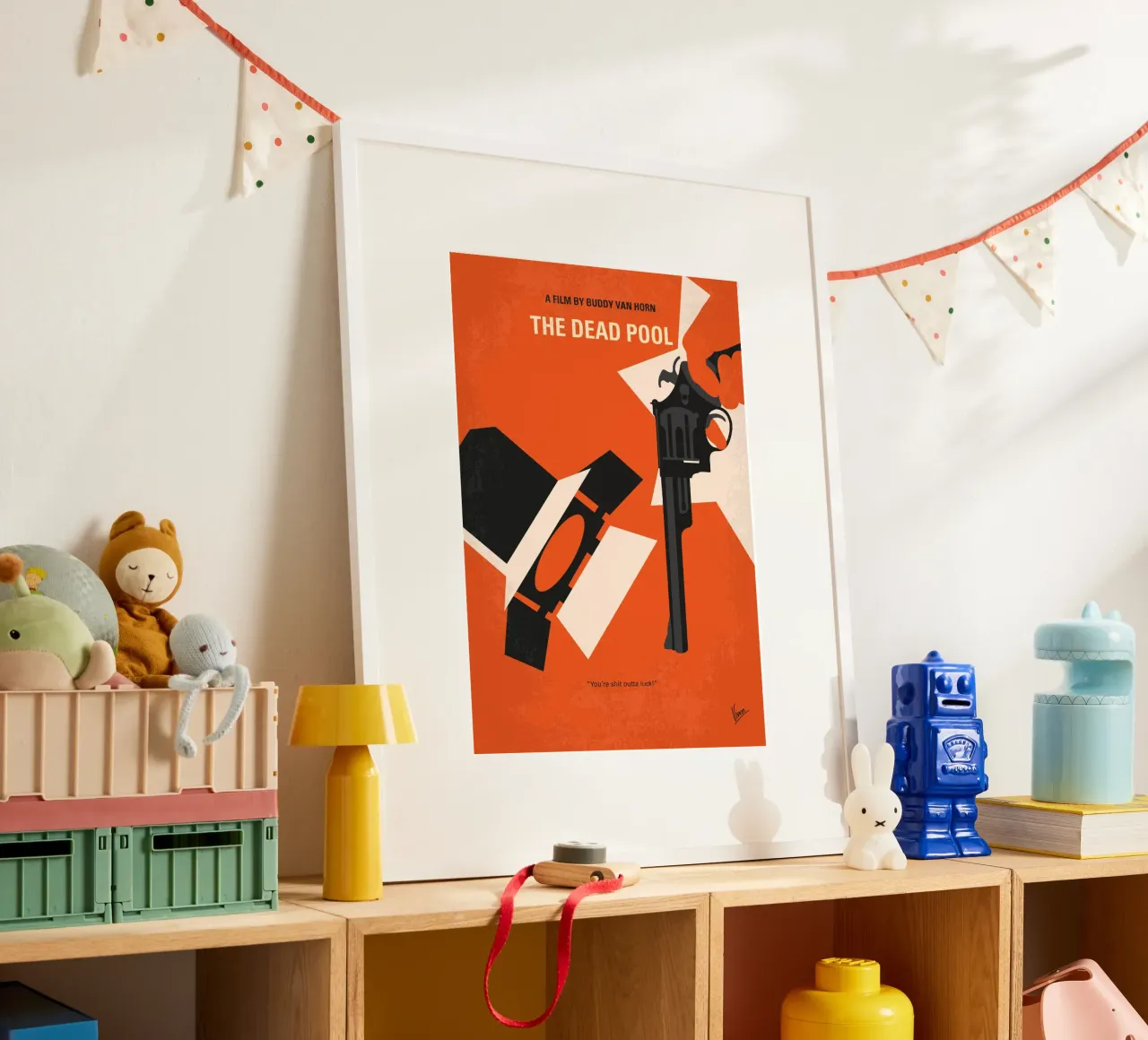 No1267-5 My Dirty Harry The Dead Pool minimal movie poster carta hahnemühle da Chungkong