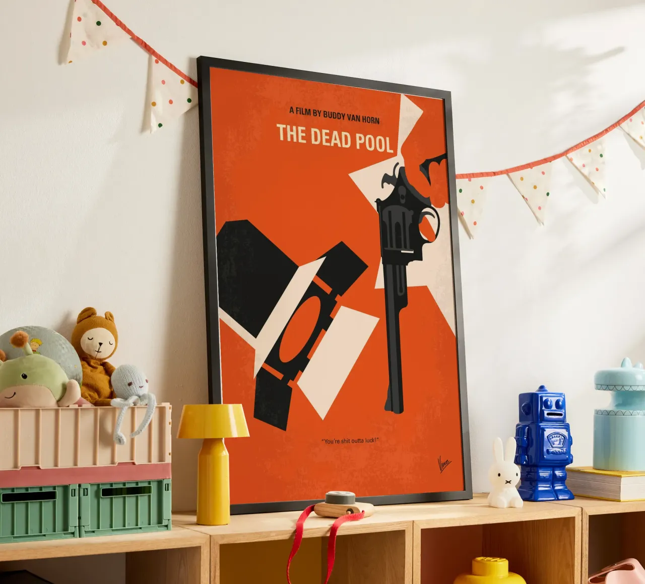 No1267-5 My Dirty Harry The Dead Pool minimal movie poster carta hahnemühle da Chungkong