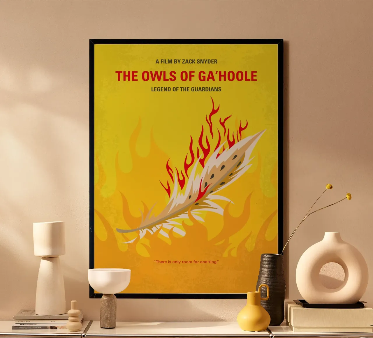No1276 My Legend of the Guardians minimal movie poster poster con telaio in alluminio da Chungkong