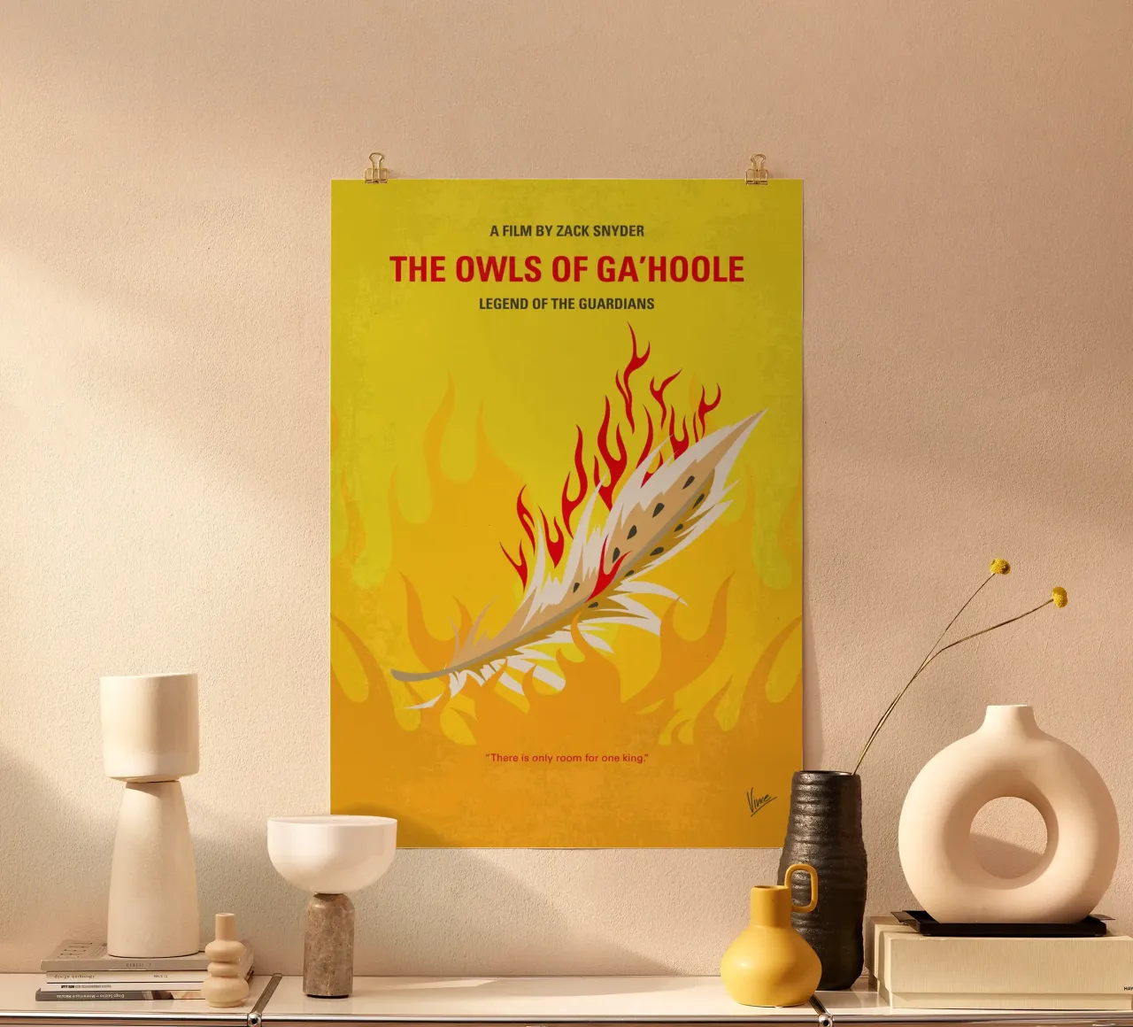 No1276 My Legend of the Guardians minimal movie poster poster con telaio in alluminio da Chungkong