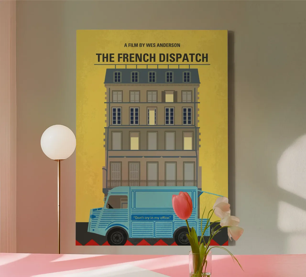 No1281 My The French Dispatch minimal movie poster tela con Cornice a cassetta da Chungkong