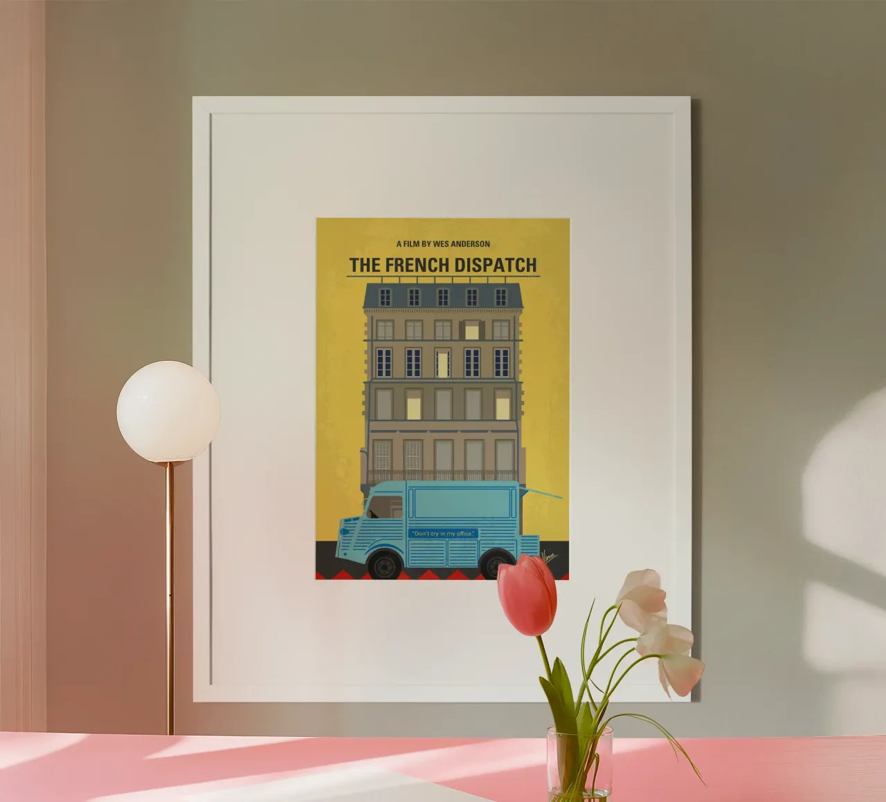 No1281 My The French Dispatch minimal movie poster poster da Chungkong