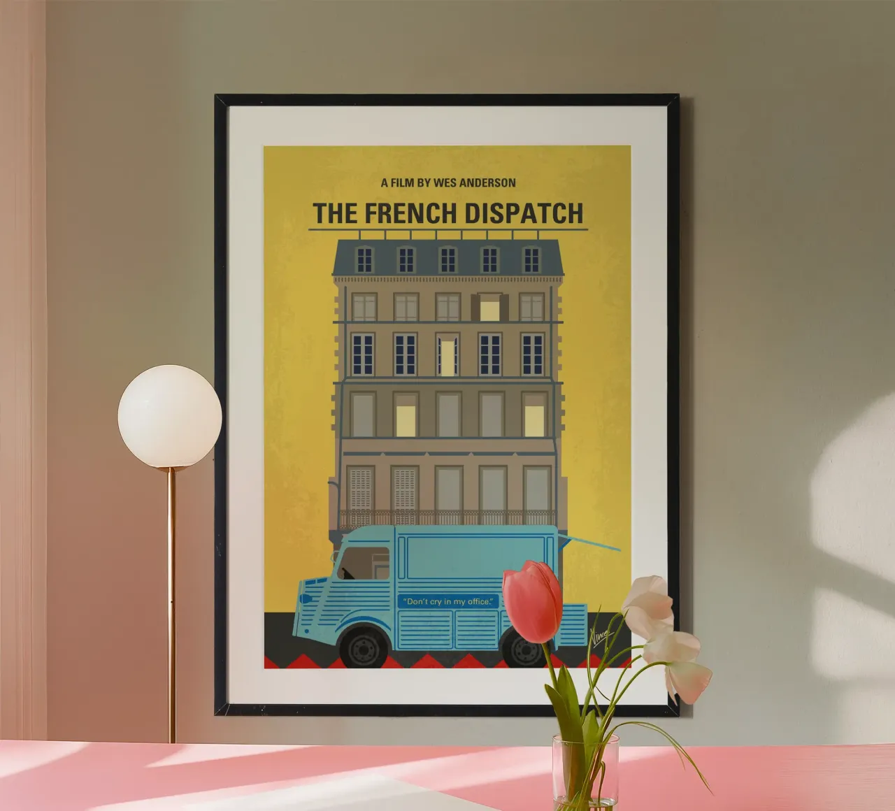 No1281 My The French Dispatch minimal movie poster poster da Chungkong