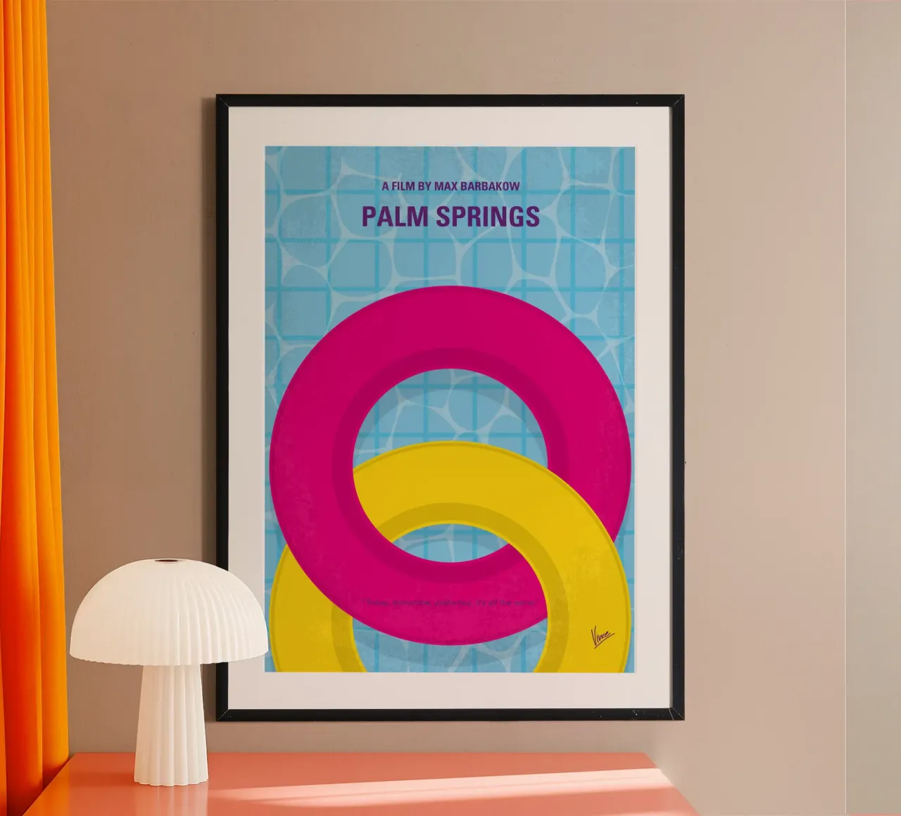 No1282 My Palm Springs minimal movie poster poster da Chungkong