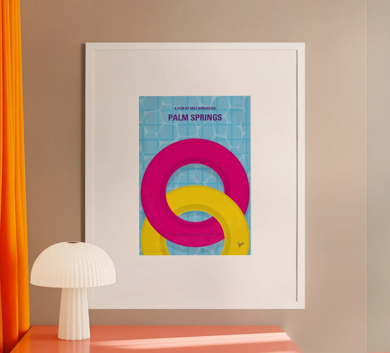 No1282 My Palm Springs minimal movie poster poster da Chungkong