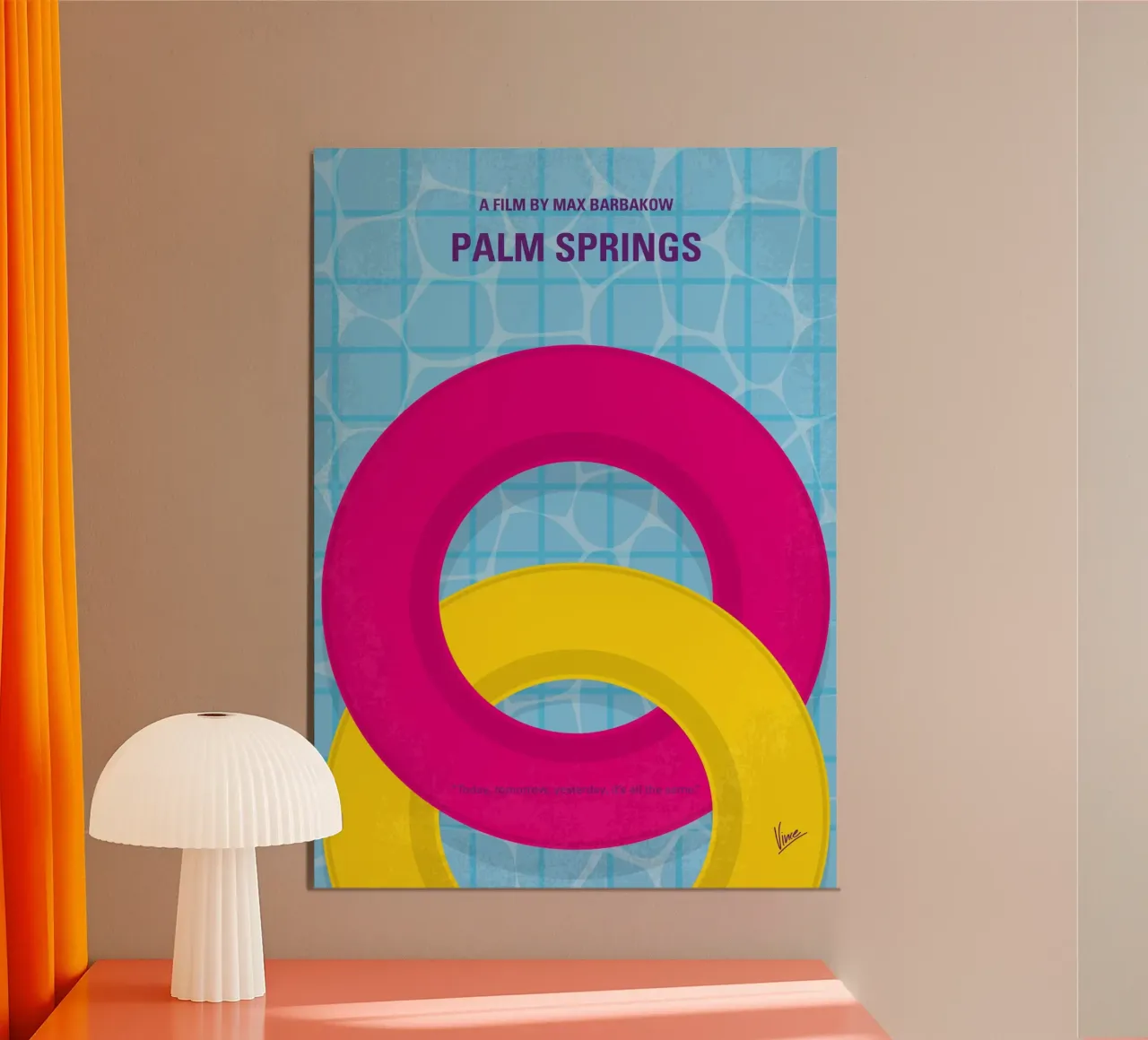 No1282 My Palm Springs minimal movie poster poster da Chungkong