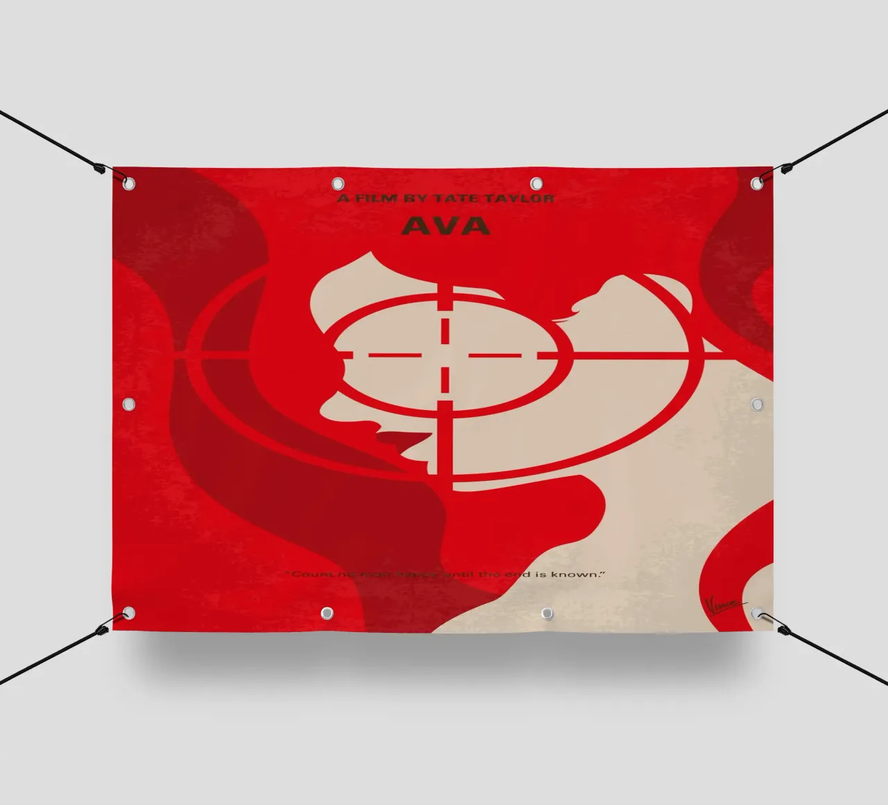 No1283 My AVA minimal movie poster telo in pvc da Chungkong