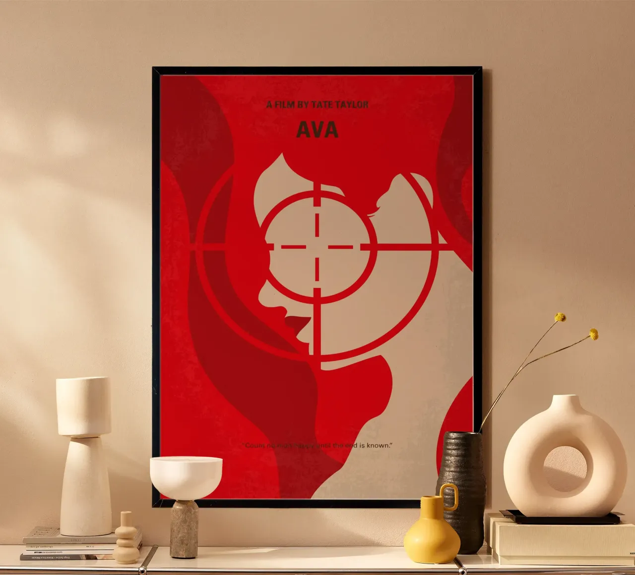 No1283 My AVA minimal movie poster carta hahnemühle da Chungkong