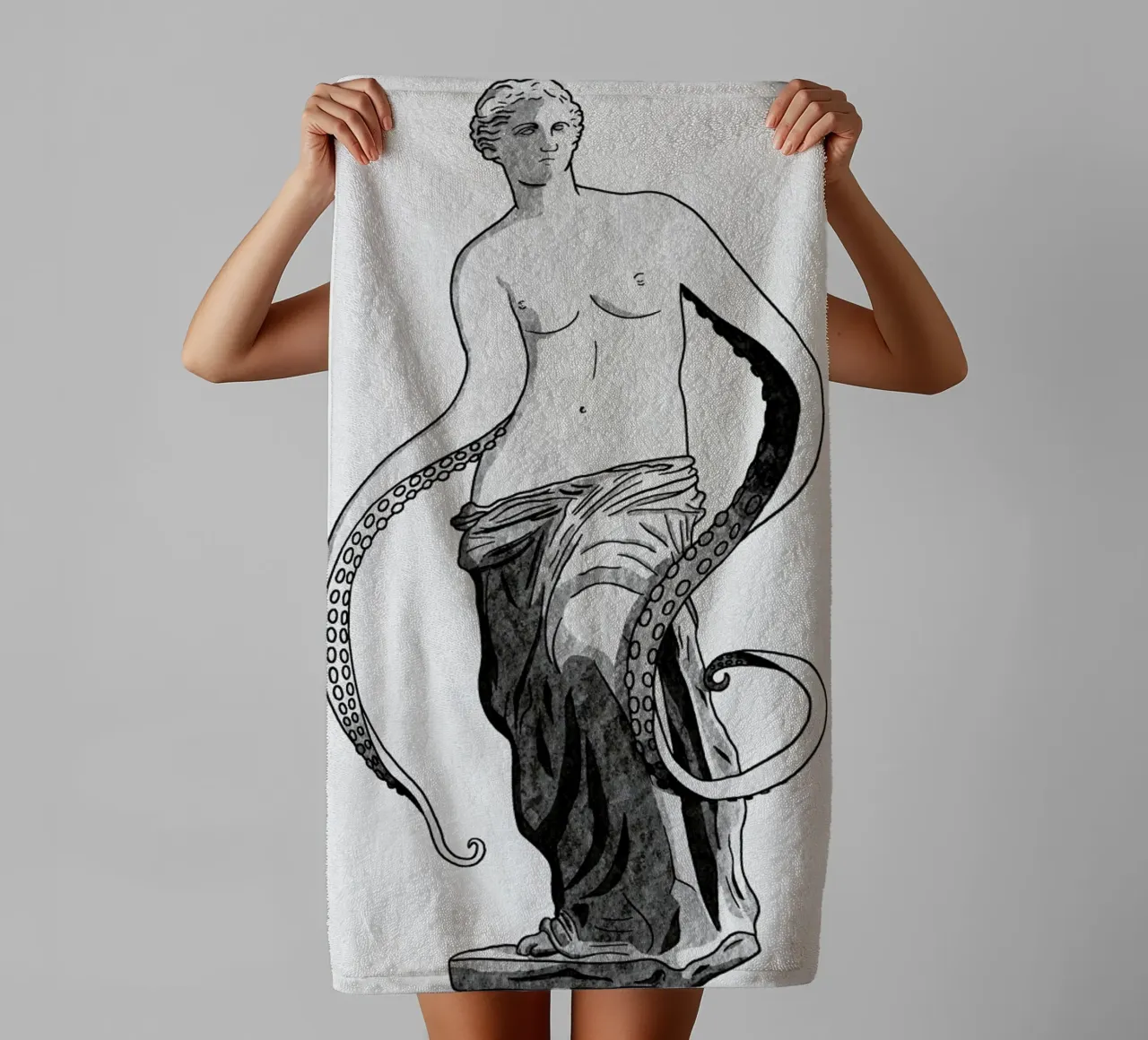 Venus - tentacles asciugamano da bagno da Florent Bodart