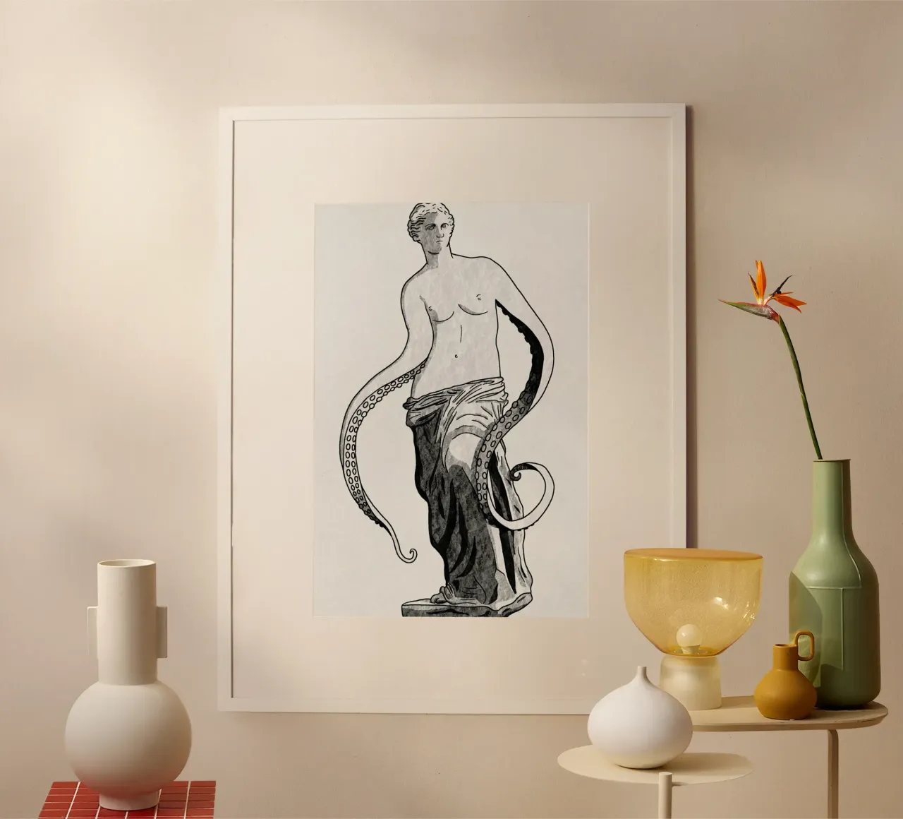 Venus - tentacles hahnemühle by Florent Bodart