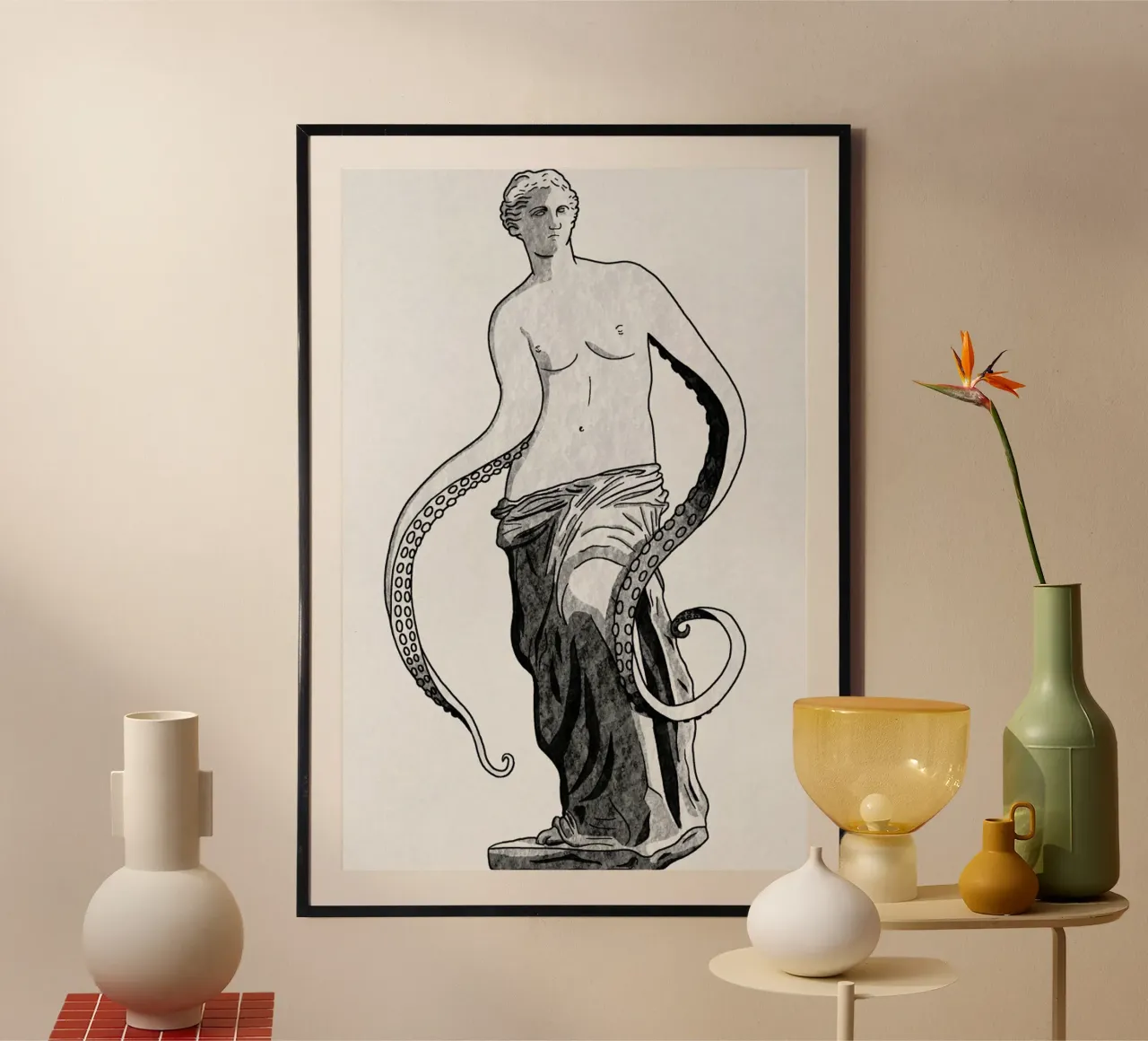 Venus - tentacles hahnemühle by Florent Bodart