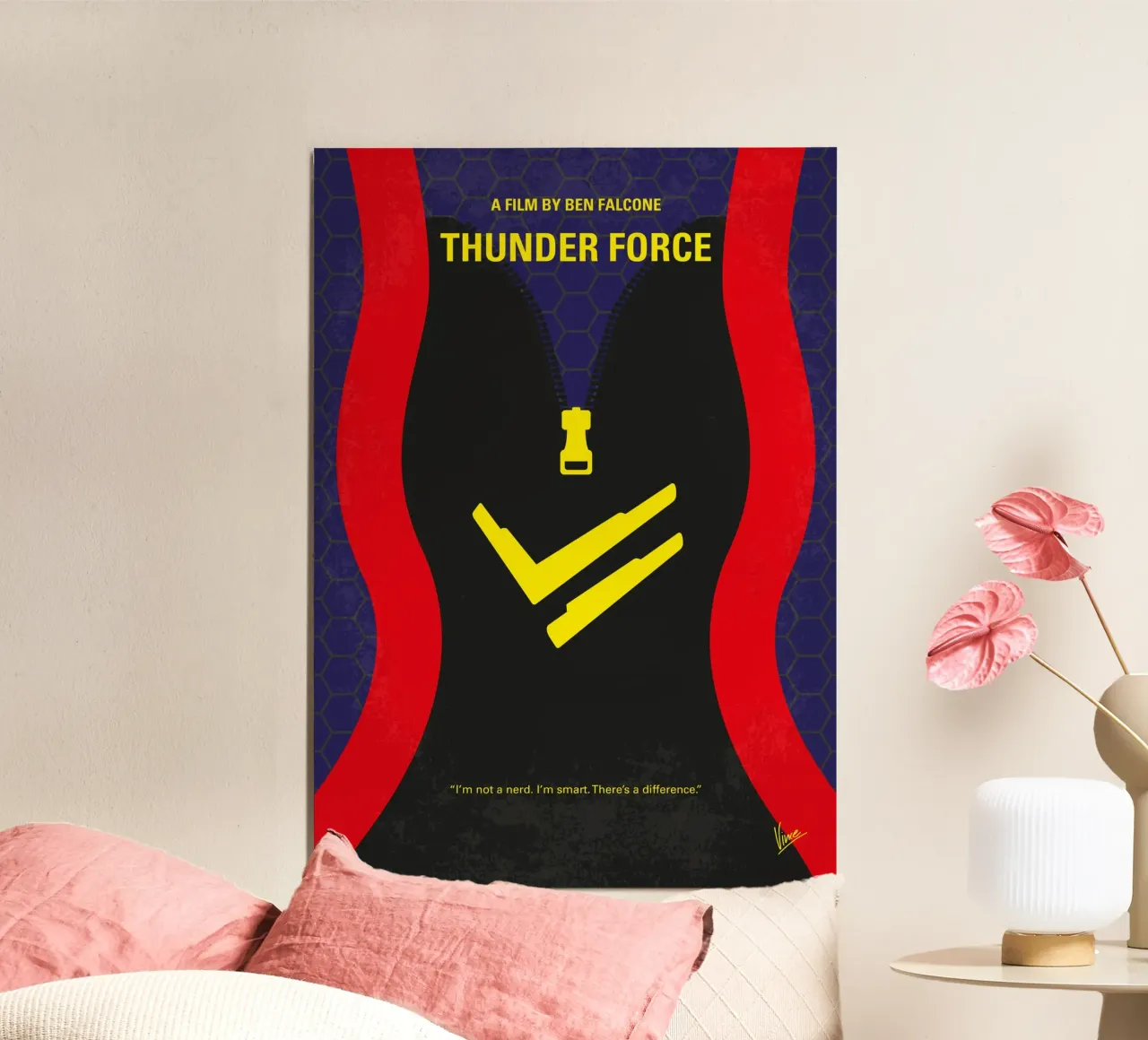 No1284 My Thunder Force minimal movie poster poster da Chungkong