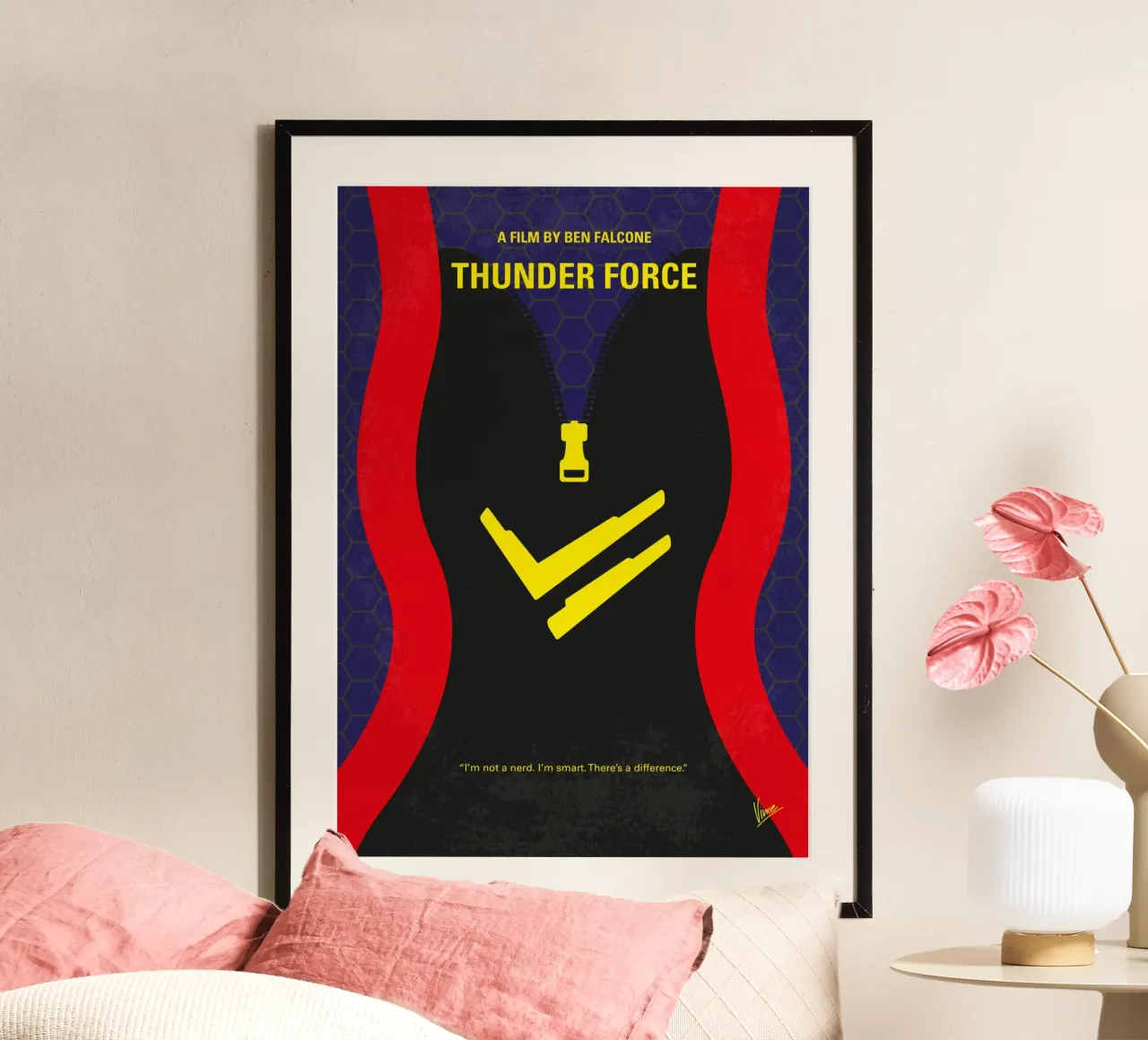 No1284 My Thunder Force minimal movie poster poster da Chungkong