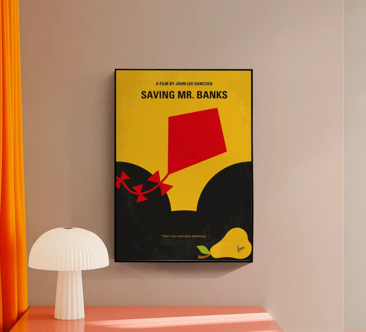 No1285 My Saving Mr Banks minimal movie poster plexiglass da Chungkong