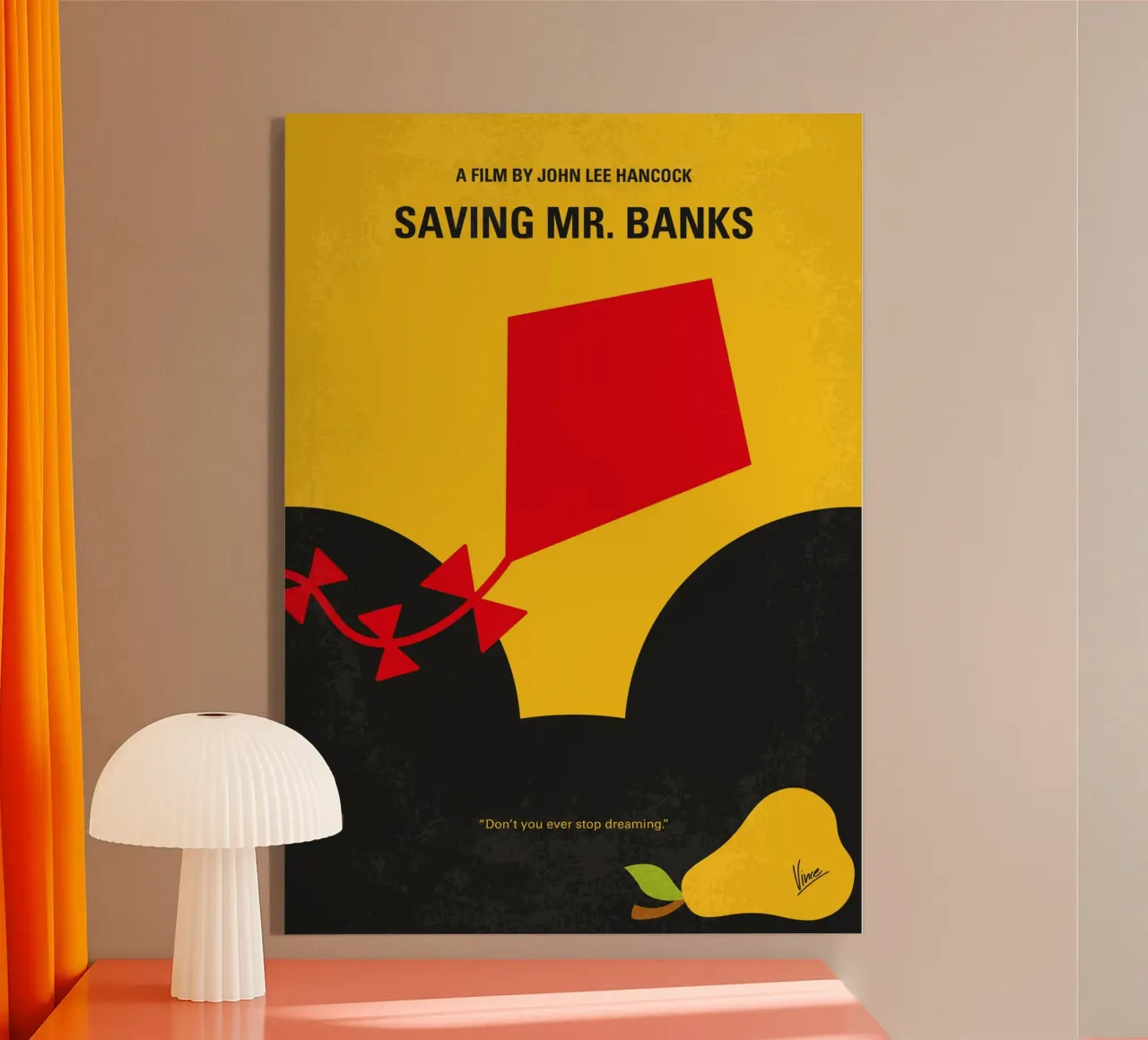 No1285 My Saving Mr Banks minimal movie poster plexiglass da Chungkong