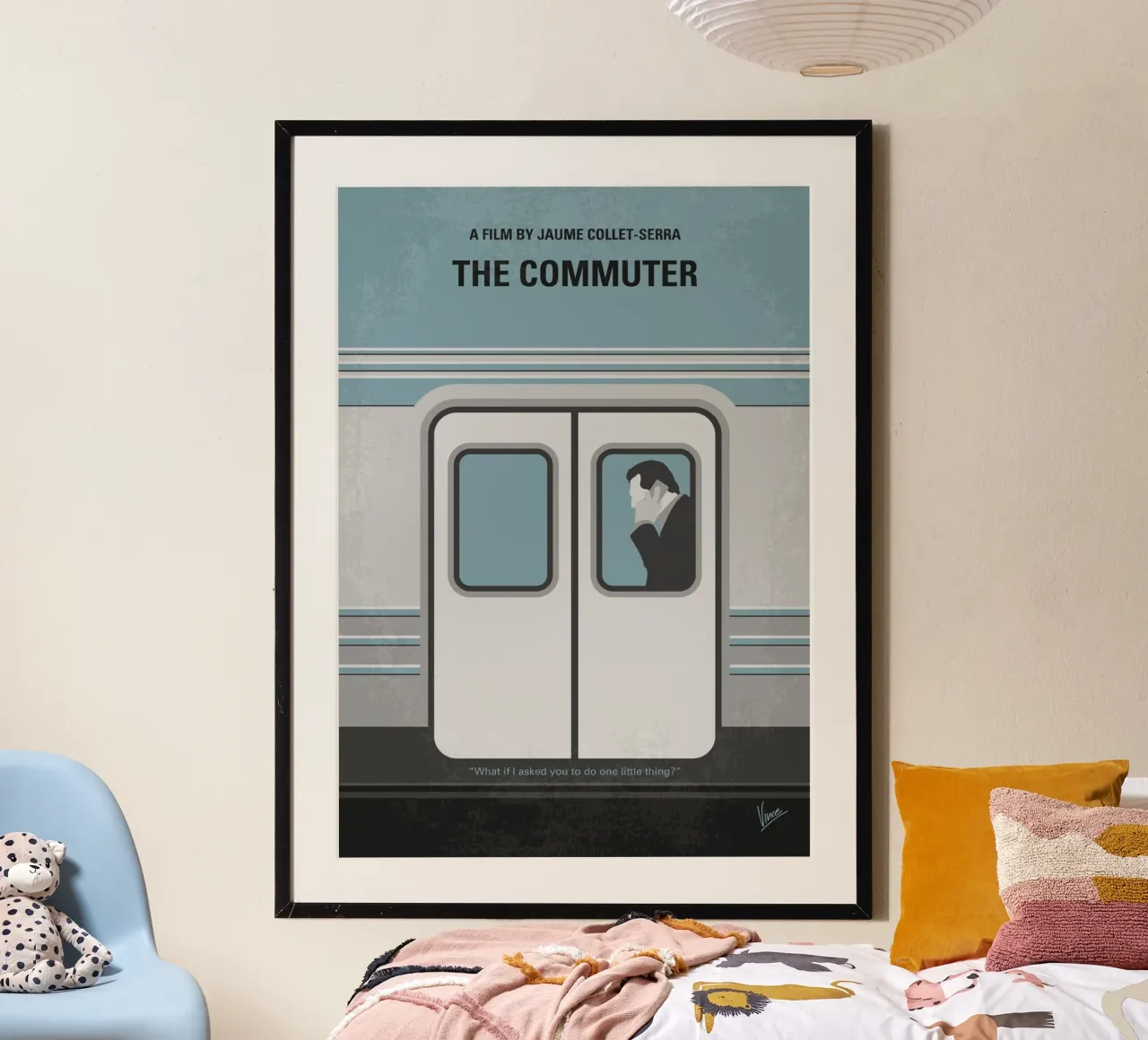 No1290 My The Commuter minimal movie poster poster de Chungkong