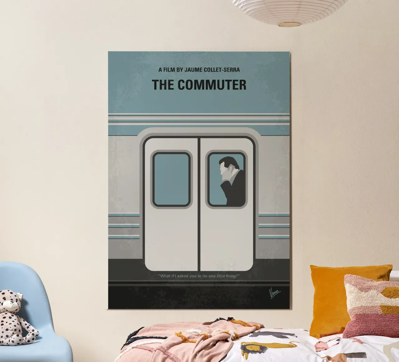 No1290 My The Commuter minimal movie poster poster de Chungkong
