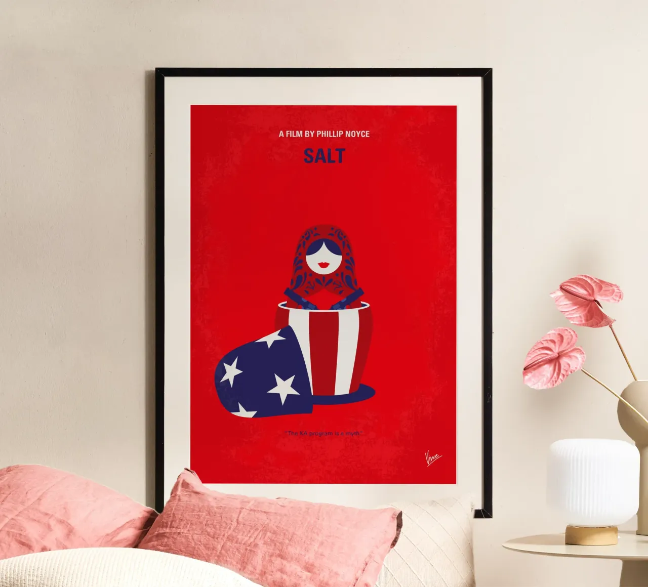 No1291 My Salt minimal movie poster poster da Chungkong