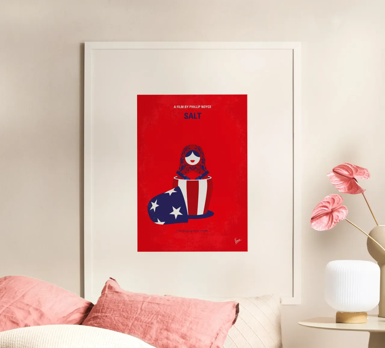 No1291 My Salt minimal movie poster poster da Chungkong