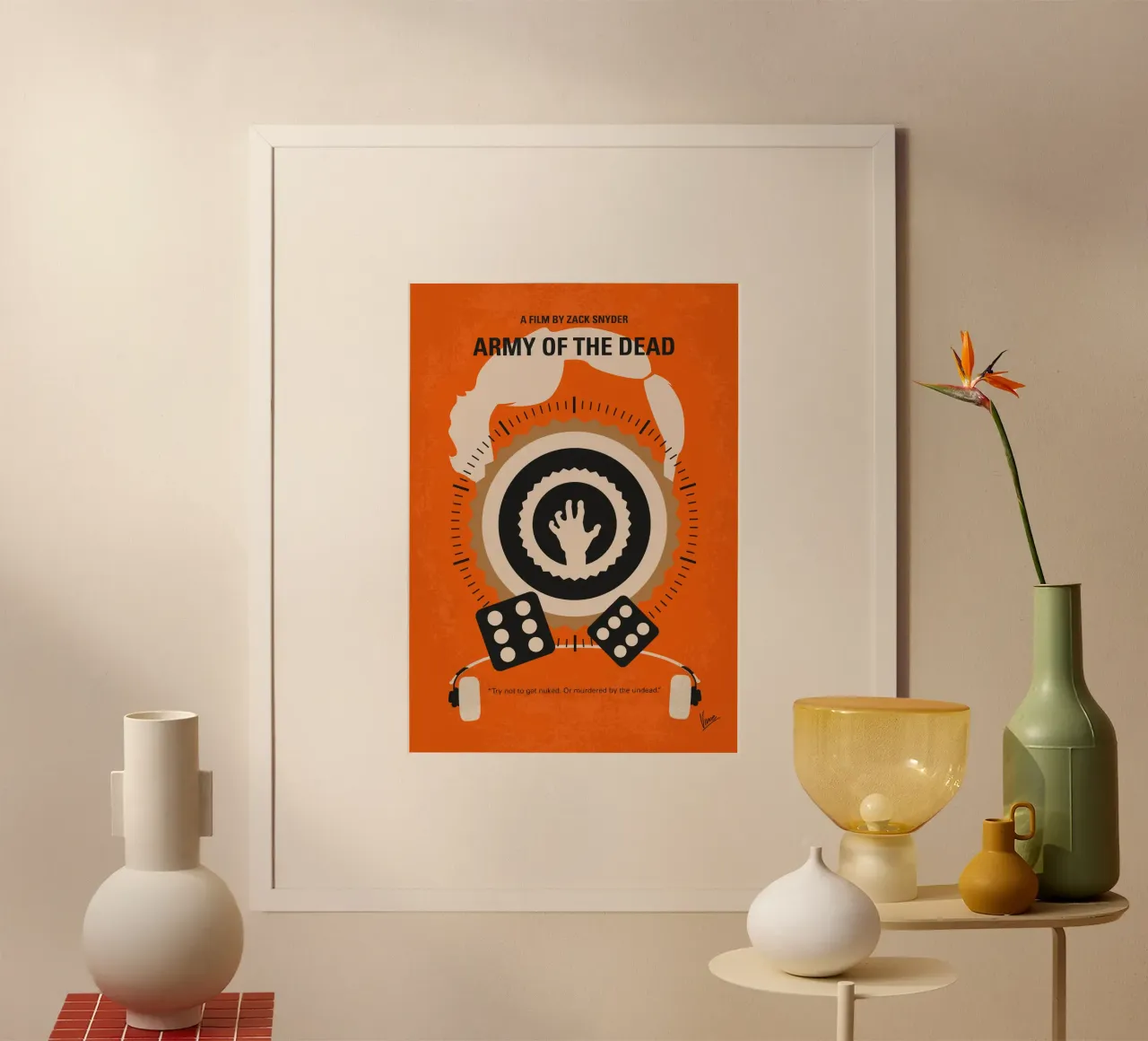 No1293 My Army of the Dead minimal movie poster poster da Chungkong