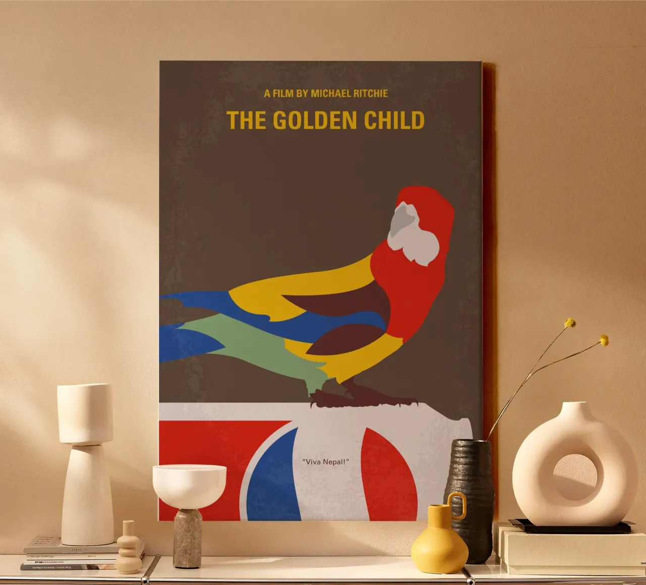 No1294 My The golden child minimal movie poster tela con Cornice a cassetta da Chungkong