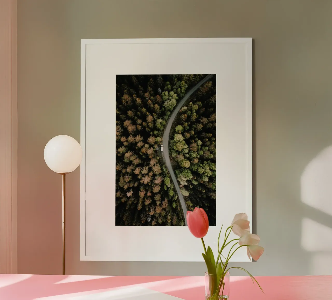 Aventyr poster con telaio in legno da Airpixels