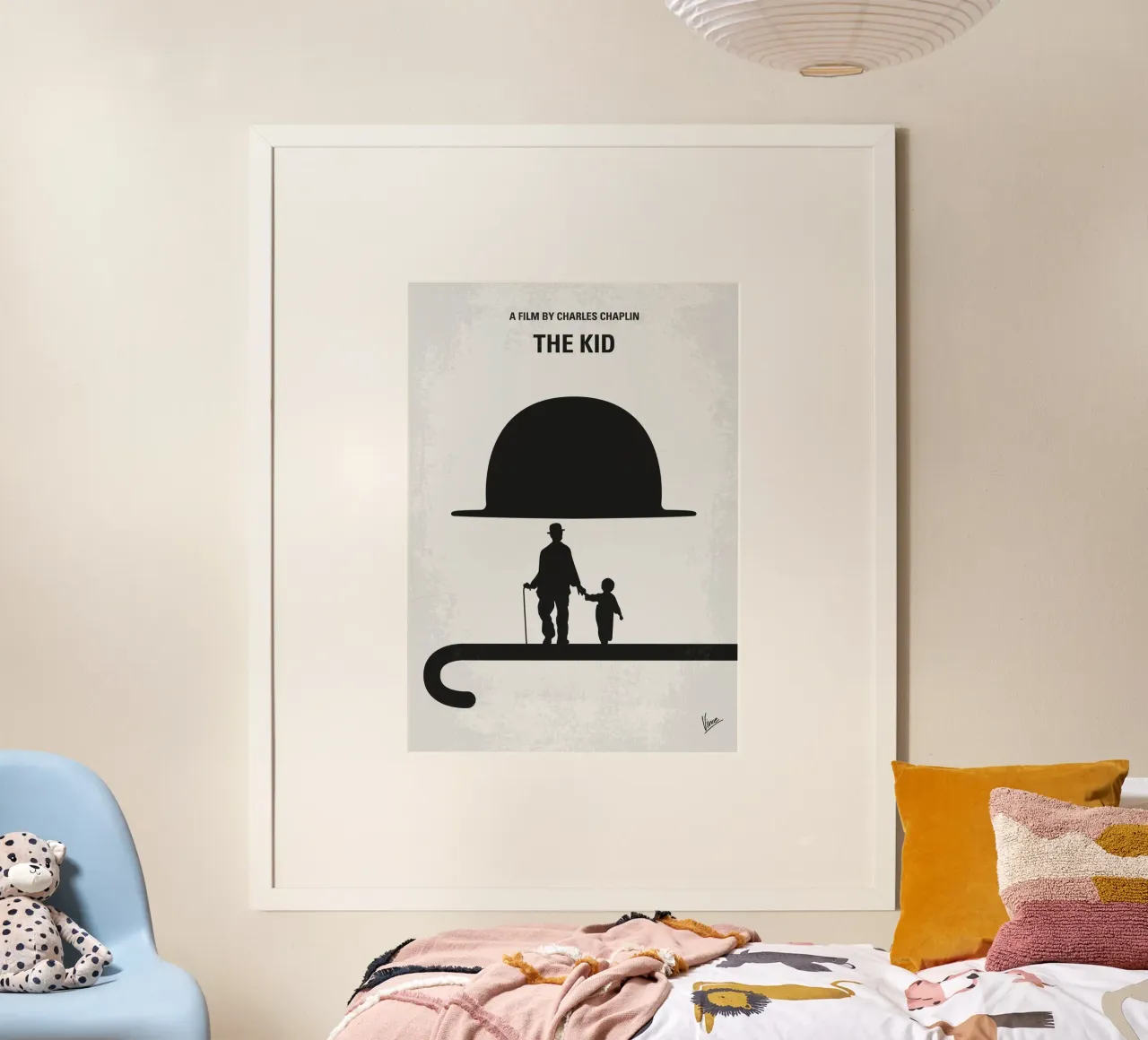 No1298 My The Kid minimal movie poster Hahnemühle von Chungkong