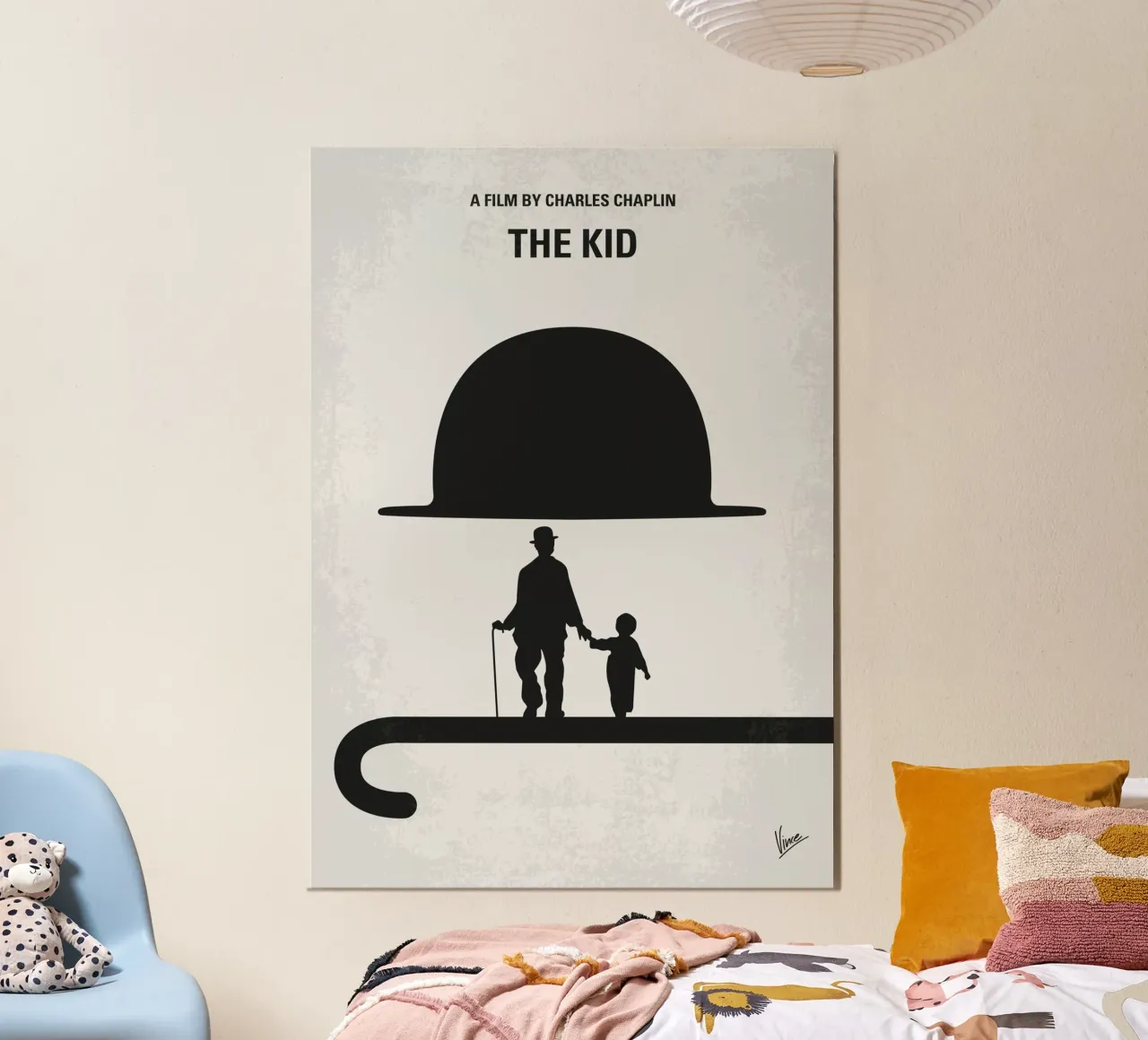 No1298 My The Kid minimal movie poster Hahnemühle von Chungkong
