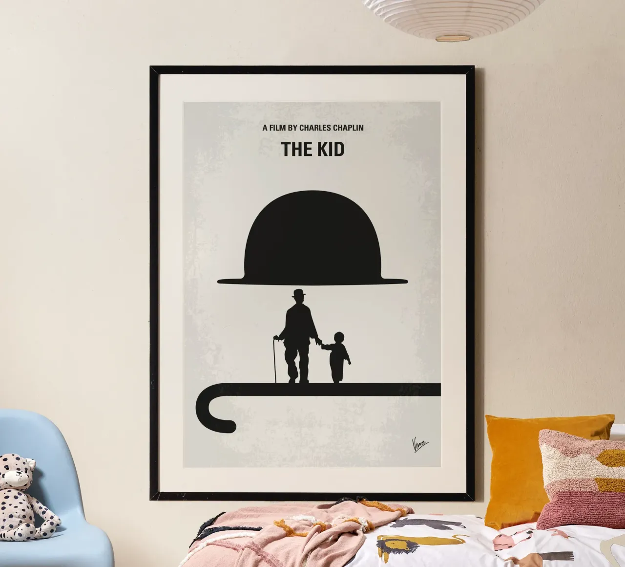 No1298 My The Kid minimal movie poster Hahnemühle von Chungkong