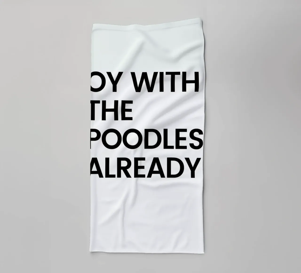 Poodles asciugamano da bagno da Studio One