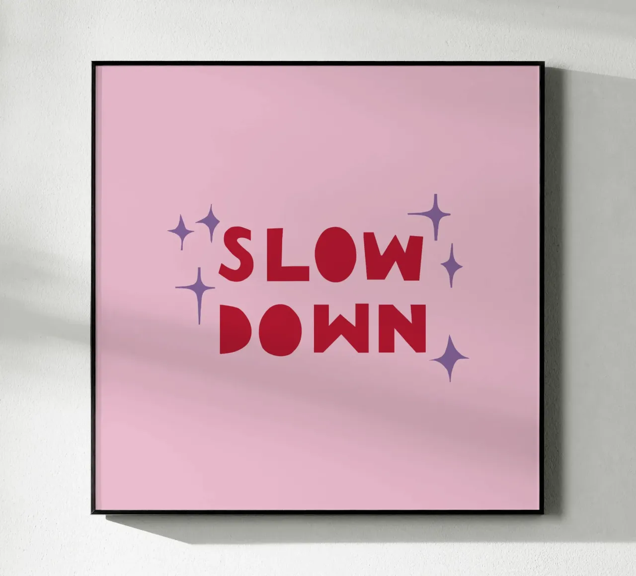 Slow Down plexiglass da Iris Knabenschuh Design