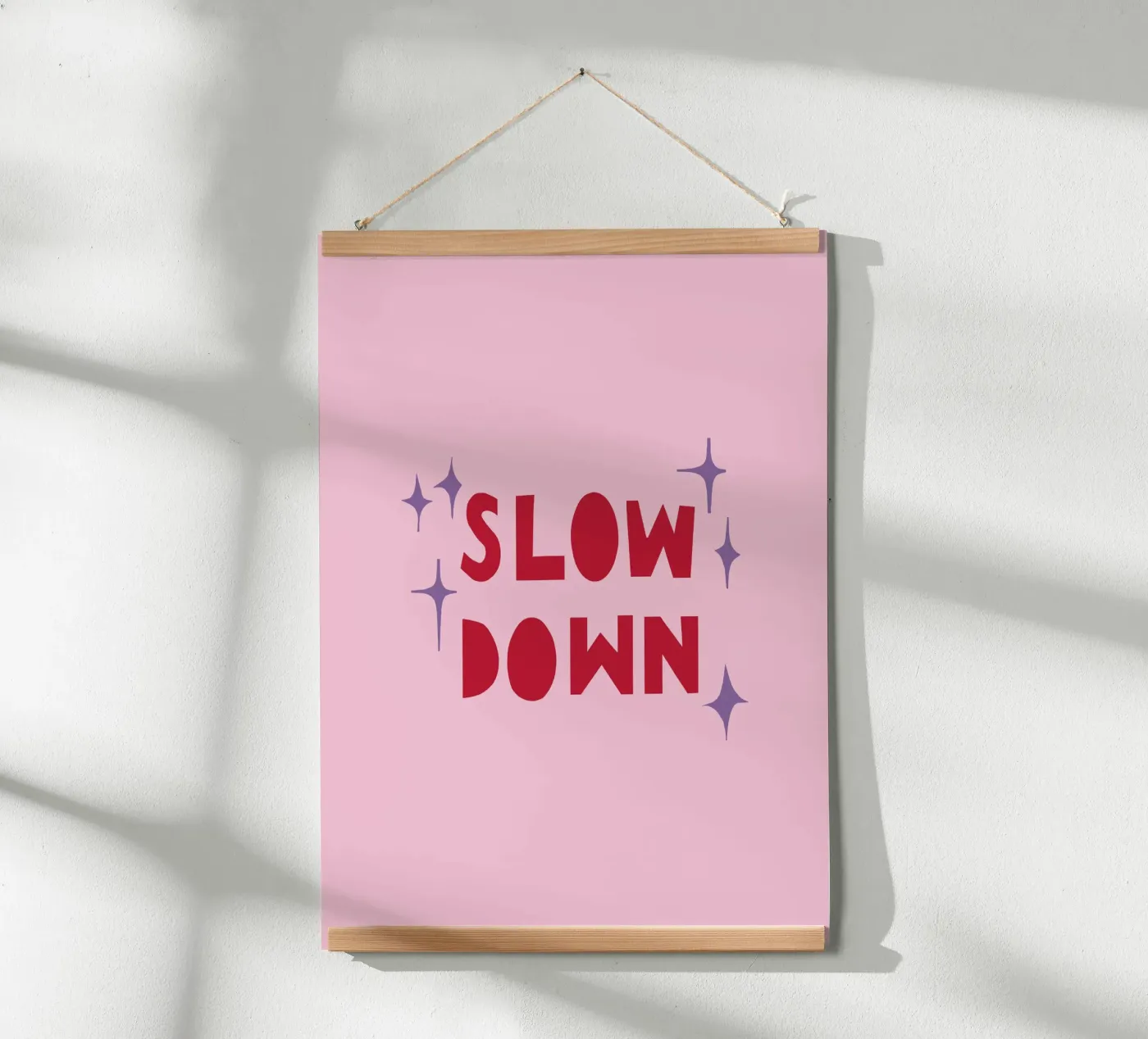 Slow Down poster by Iris Knabenschuh Design
