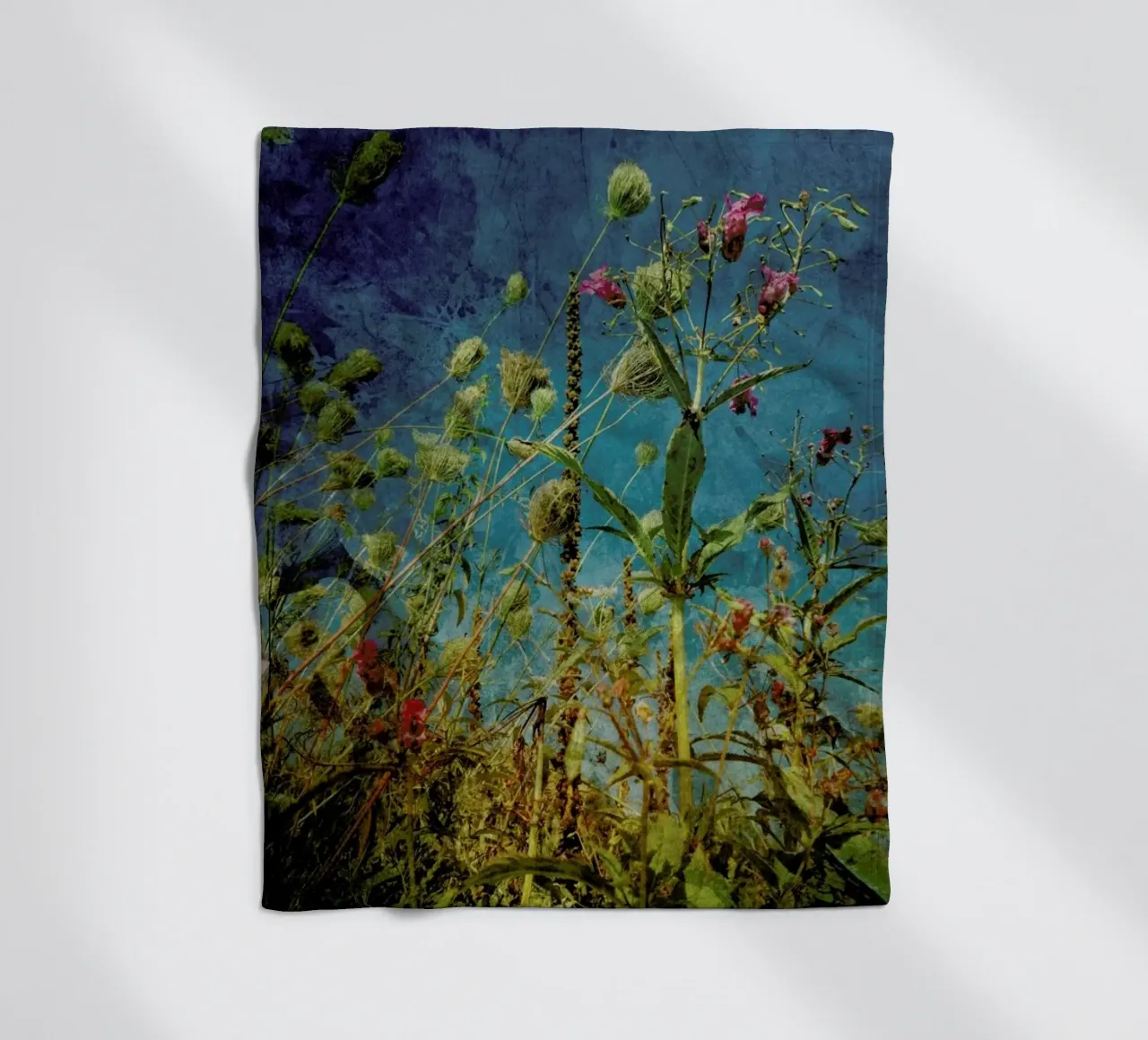 Heat Flowers coperta in pile da Angelo Cerantola
