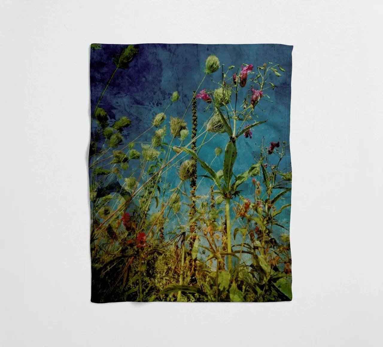 Heat Flowers coperta in pile da Angelo Cerantola