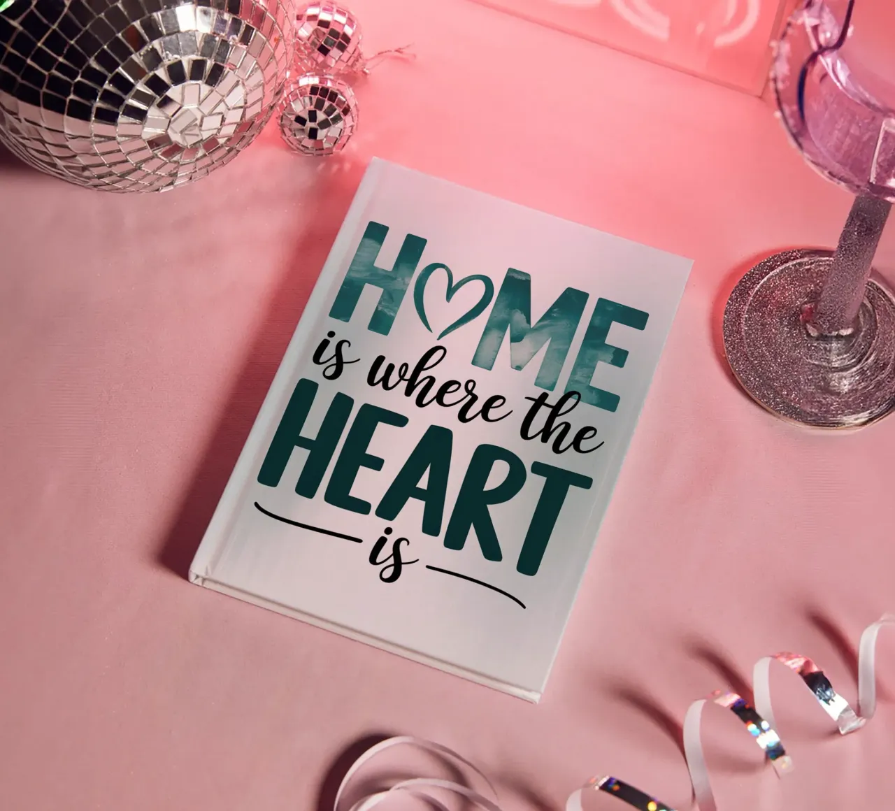 HOME is where the HEART is notebook by logic