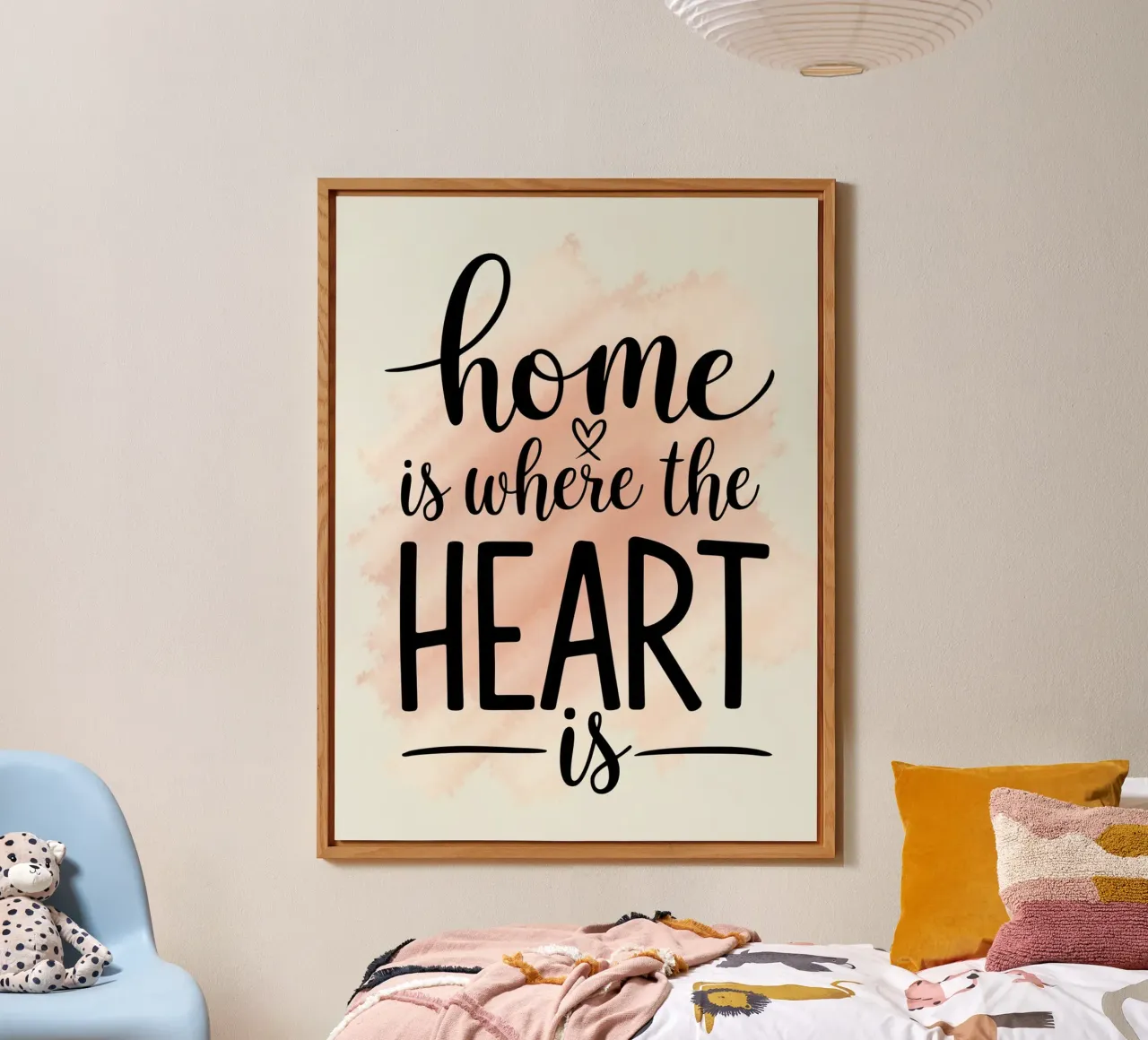 La casa è dove c'è il cuore alluminio dibond da logic