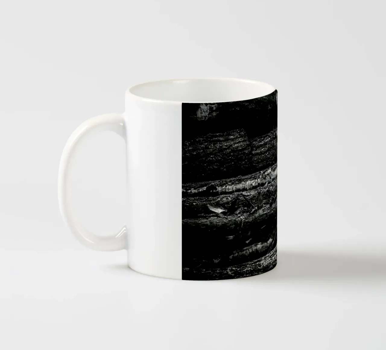 The Logs tazza in ceramica da Dustin Janko