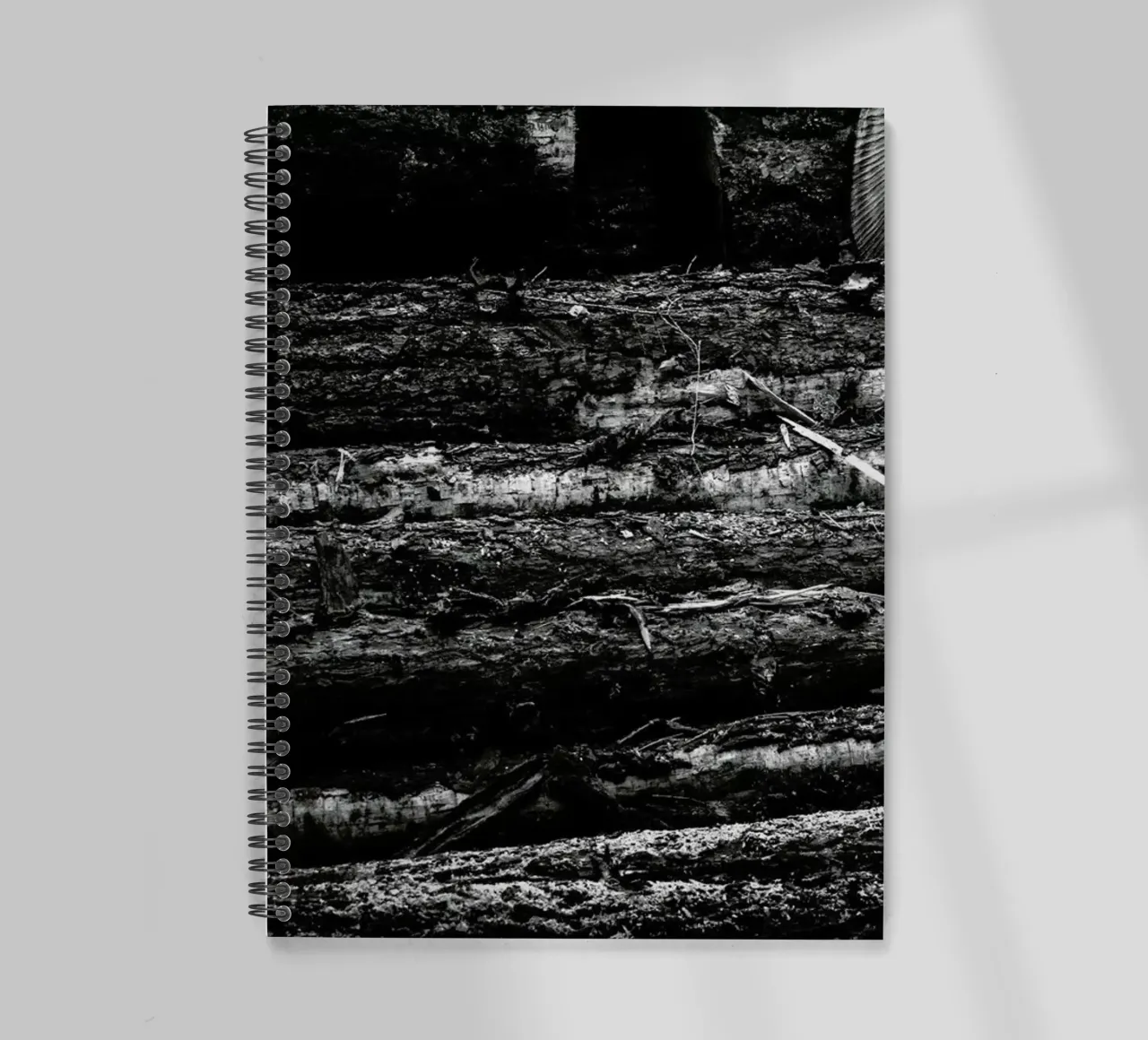 The Logs spiral notebook by Dustin Janko