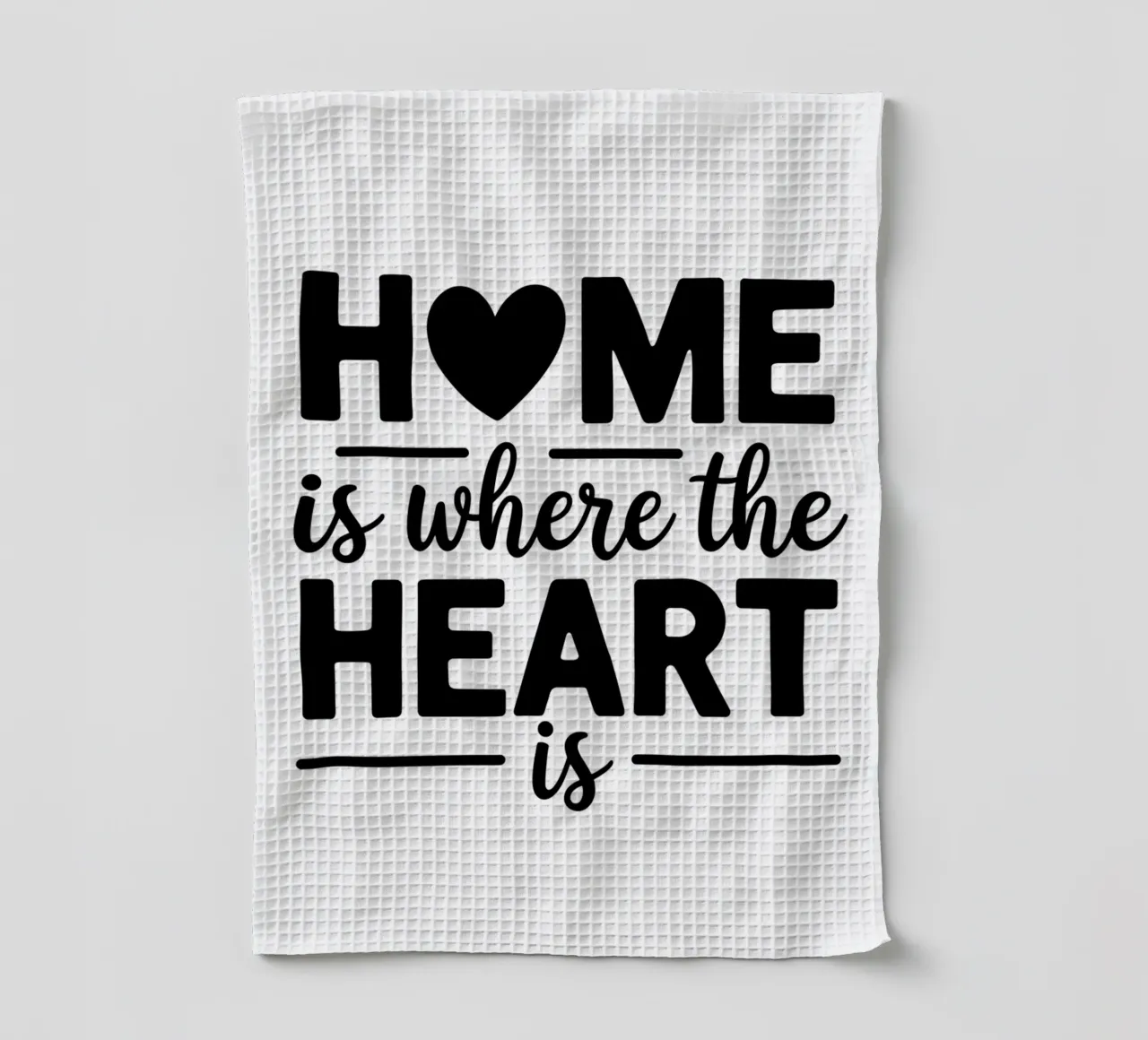 La casa è dove c'è il cuore canovaccio da cucina da logic