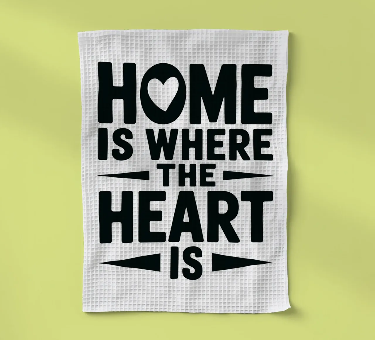 HOME ist, wo das HERZ ist Geschirrtuch von logic