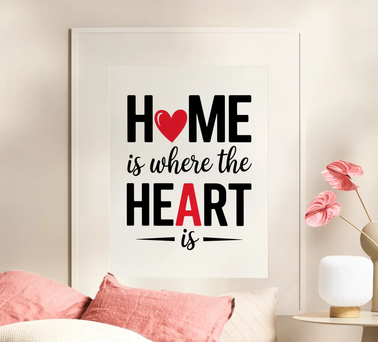HOME is where the HEART is hahnemühle by logic