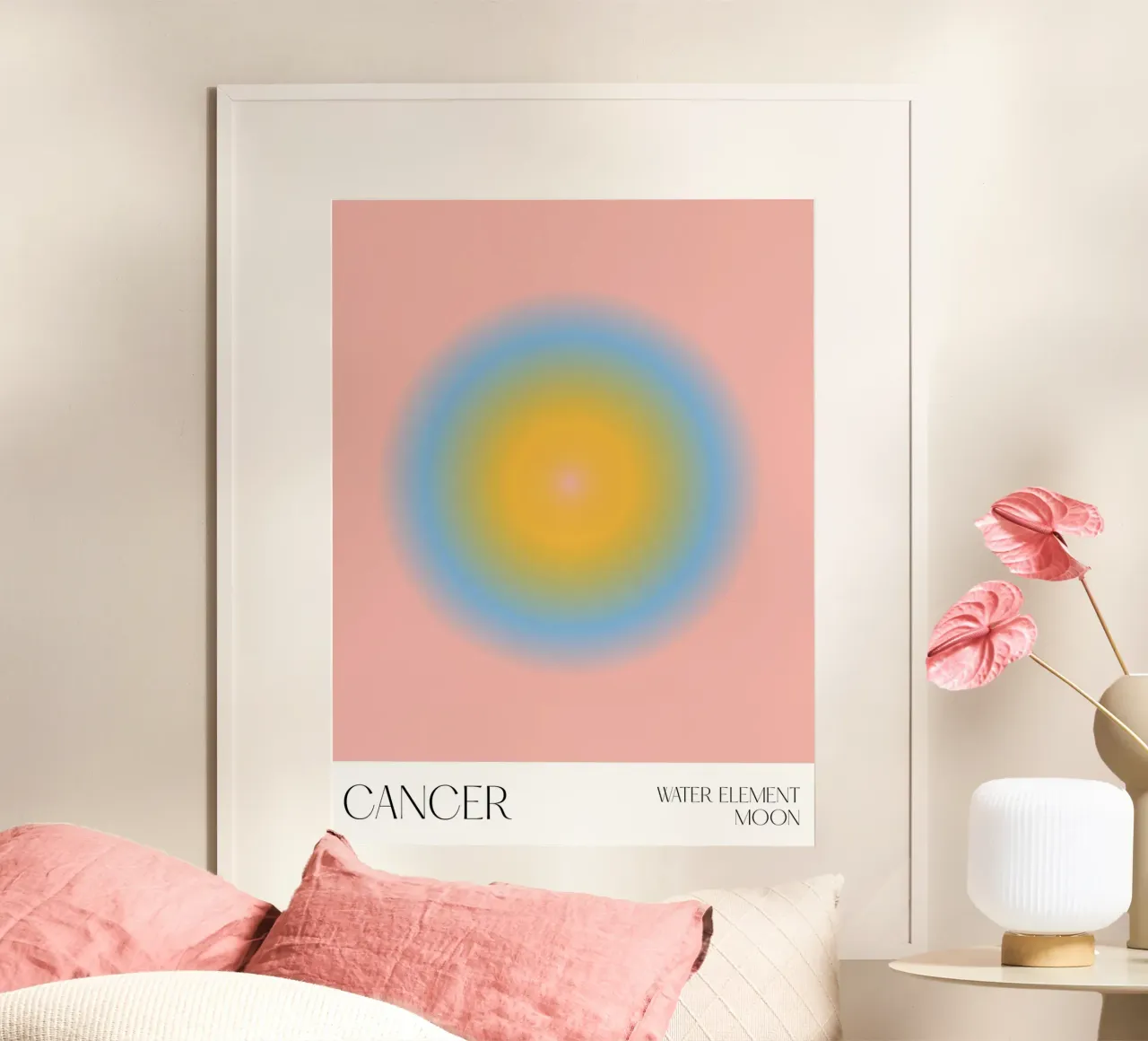 Cancro, Aura, Zodiaco poster da Peaches Art Prints
