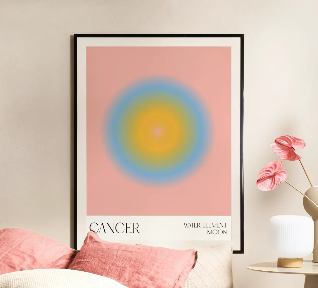 Cancro, Aura, Zodiaco poster da Peaches Art Prints
