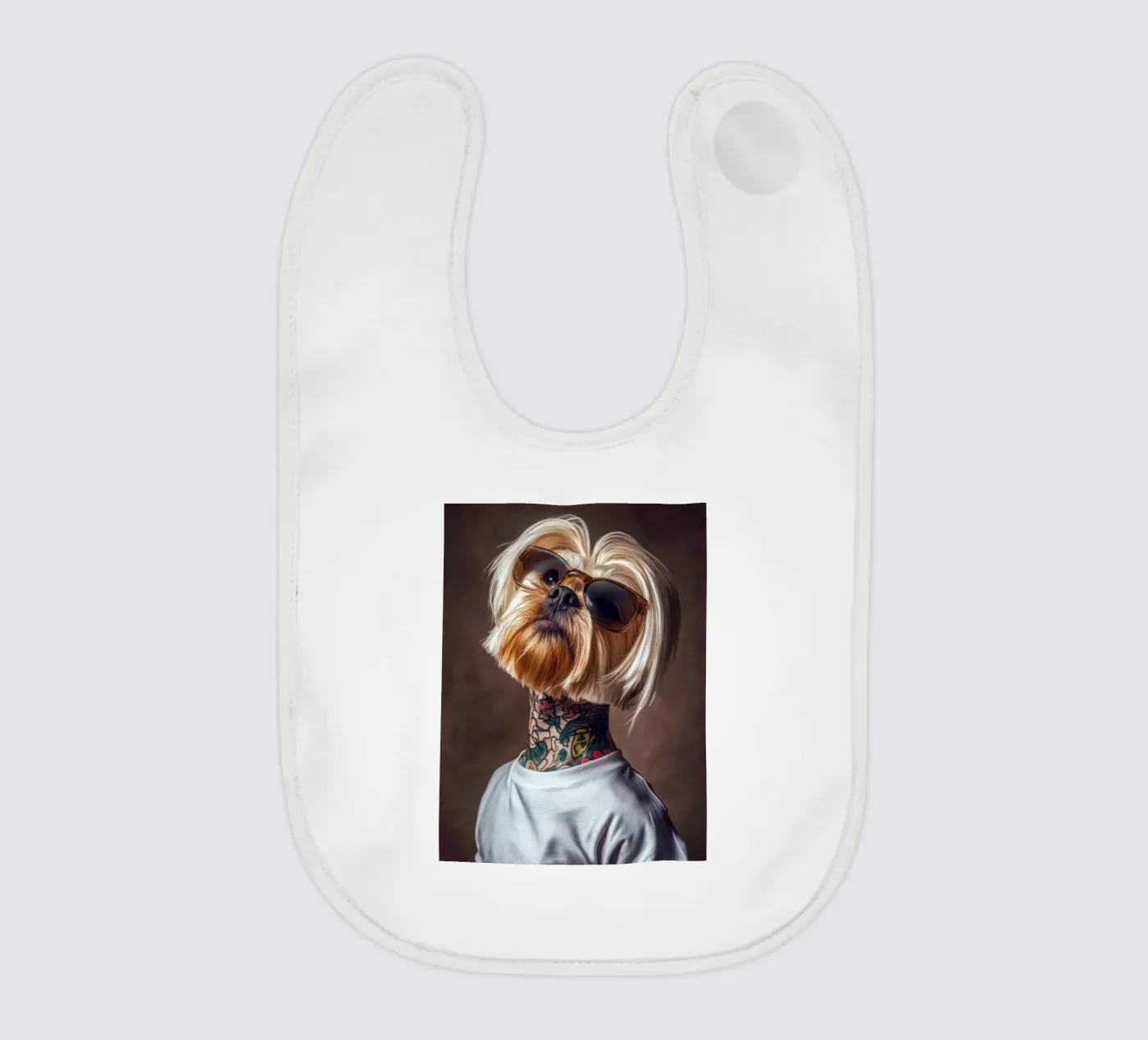 Nova baby slabbetje van Affiches Chien Originales – Dogland