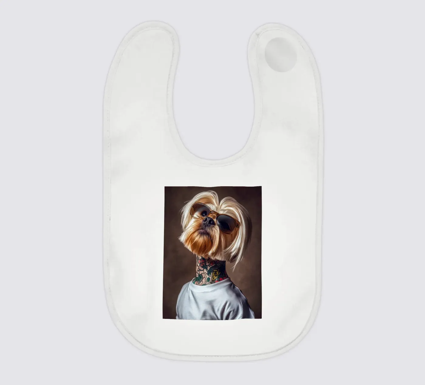 Nova baby bib by Affiches Chien Originales – Dogland