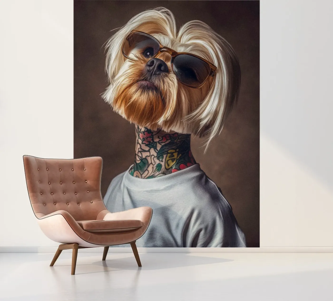 Nova fotobehang van Affiches Chien Originales – Dogland