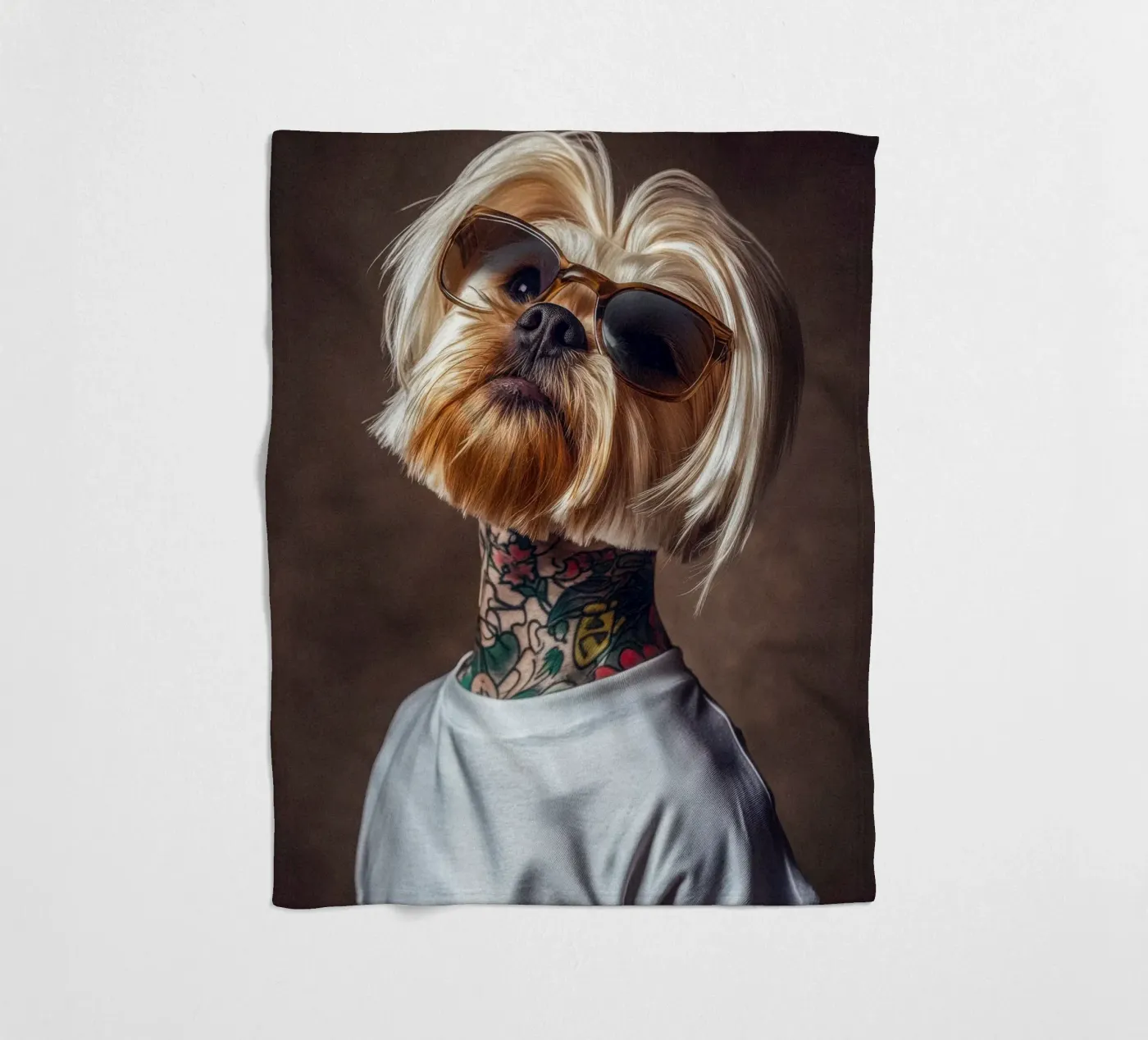 Nova Fleecedecke von Affiches Chien Originales – Dogland