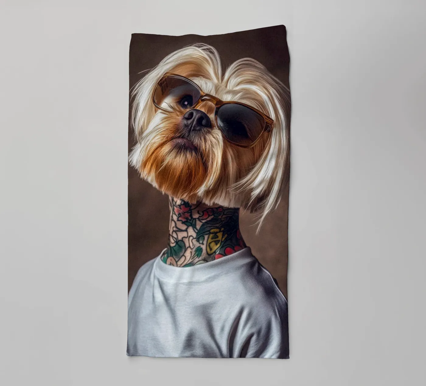 Nova badhanddoek van Affiches Chien Originales – Dogland